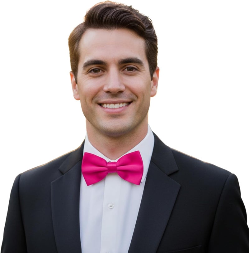 DIBI Adjustable Classic Pretied Bow Tie for Men, Women, and Boys - Men's Bowtie for Wedding, Costume Party and Formal Events - Image 2